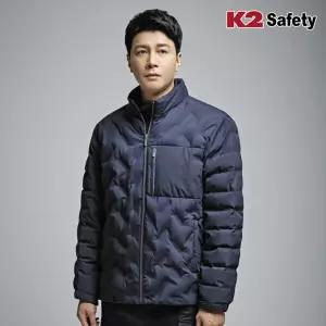 K2 세이프티 동계 경량 패딩 자켓 남녀공용 겨울 퀄팅 회사 단체복 점퍼 이월상품 JK-F3101 네이비