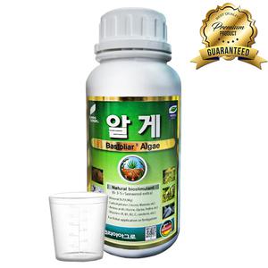 비료컴퍼니 알게500ml 코리아아그로 서리 냉해 약해 피해 아미노산 비타민 미네랄 식물영양제 비료