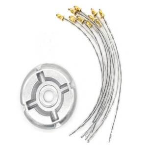 ES 예초기 원판 와이어 알루미늄 세트 예초기날 헤드 초소형 초경량 강철 리필 10P