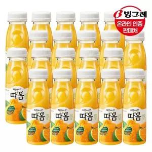 갤러리아 빙그레 따옴 주스 천혜향 235ml 20병