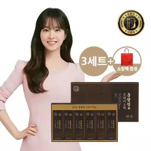 [비밀특가][3세트][농협홍삼 ] 홍삼진 굿데이스틱 60포(180일분) + 쇼핑백