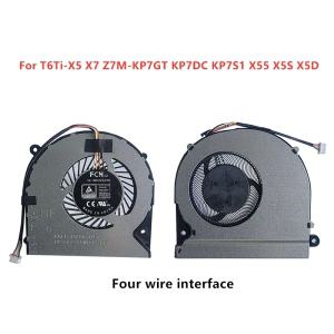 노트북 CPU GPU 냉각 팬 Hasee T6Ti-X5 X7 Z7M-KP7GT KP7DC KP7S1 X55 X5S X5D