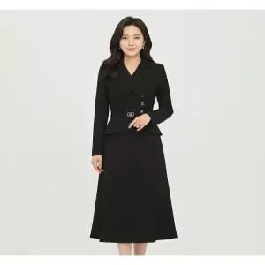 [조이너스][조이너스]벨티드 A라인 정장 원피스-JU24OP1007905A