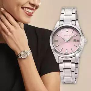 세이코 여성 시계 사파이어 SUR529P1 핑크 백화점AS