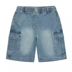 [에스핏]주니어 키즈 브러시 건빵 5부 데님 팬츠 청바지 여름 반바지 SJZ304MJPT40_DG