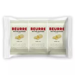 [블랑제리뵈르]뵈르 프리미엄 스낵 김 실속형 버터맛 2개 (5g*18)