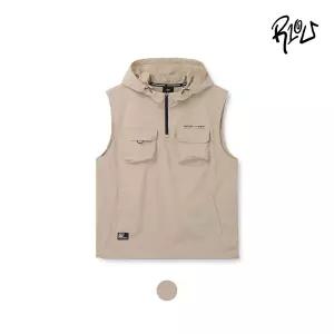 주니어 포켓반집업 후드베스트 초등고학년 중학생 화섬조끼(U2425V032)CJ