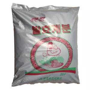 발효계분 (20L)/혼합/거름/분갈이흙/배양토/퇴비/텃밭/웃거름/식물거름/원예용/정원/밑거름/화단/발효수피