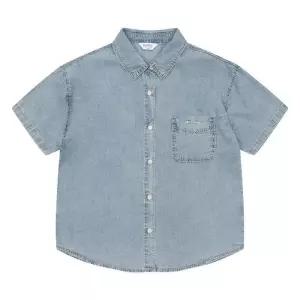 HC14 4.5부 루즈핏 셋업 데님셔츠 4.5부 루즈핏 셋업 데님셔츠 25B5755