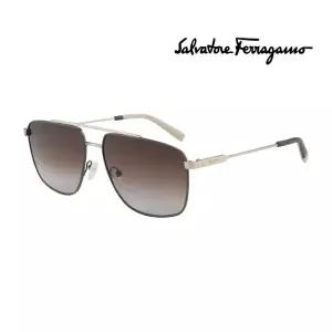 페라가모 명품 선글라스 SF239S 758 스퀘어 메탈 자외선차단 여자 남자