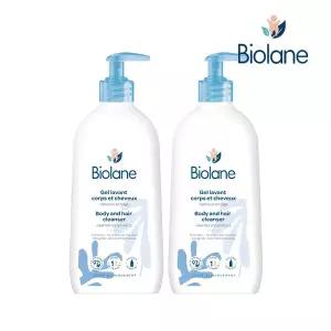 비올란 2 in 1 바디앤헤어 클렌저 350ml x2개 아기 신생아 올인원 저자극 코코넛워시