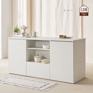 [다하미가구]피드 1600 아일랜드 양방향 홈바 주방수납장 식탁 테이블 조리대