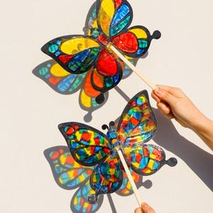 [오늘놀이] 나비 썬캐쳐(봄 만들기/곤충/셀로판지/KC인증)