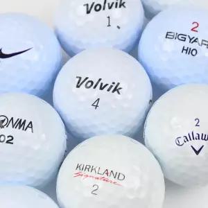 유명브랜드 화이트 혼합 A급 100개 로스트볼 골프공