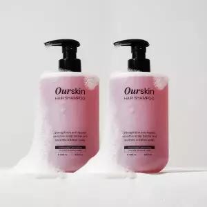 [몽디에스][1+1] 몽디에스 패밀리 아워스킨 온가족 가려움 케어 헤어샴푸 500ml 대용량