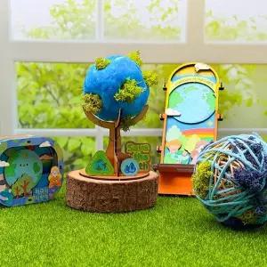 [레드포인트]점토로 푸른지구 동상 만들기 - 1인세트