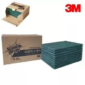 3M 스카치브라이트 96 다목적수세미 10개입 Bulk (no.279)