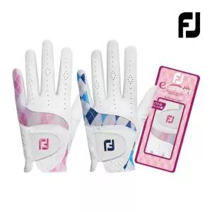 풋조이 레이디 이컴포트 여성 양손 합피 골프장갑 68894E