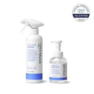 세스코 마이랩 항균 풋샴푸 490ml + 항균 핸드워시 500ml