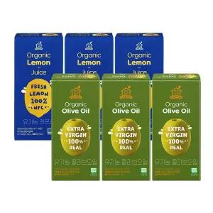 [맑은농장] 올레샷세트 유기농 레몬즙 42포+유기농 엑스트라버진올리브오일42포