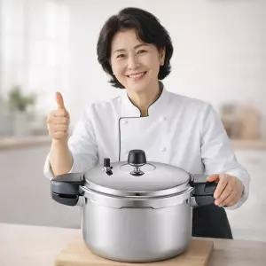 풍년압력밥솥 통5중 스테인레스 가스 인덕션 겸용 압력솥 프로 IH 10인용