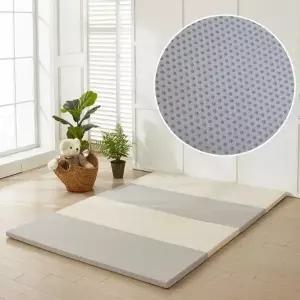 [4단 120x160] 미끄럼방지유아 방음 놀이 폴더매트