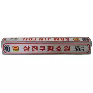 삼진 쿠킹호일 330x30 1개 알루미늄 업소용 가정 주방 음식 포장 배달