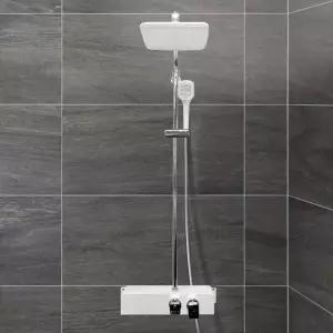 HLBATH 해바라기 레인 샤워기 선반형 화이트 HL2010CW 레인샤워기 해바라기샤워기 선반형레인샤워