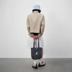 [캉골](의정부점)워시드 제리 에코백 스몰 0059 데님블랙