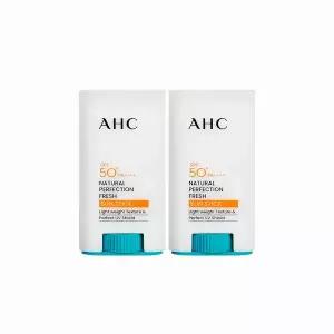 AHC 내추럴 퍼펙션 프레쉬 선스틱 17g (SPF 50+) 2개