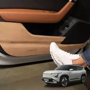 카마루 기아 EV5 전용 도어커버 샤무드