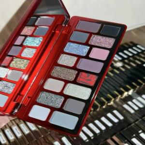 Cheeryep 16 컬러 아이 섀도우 Qianyan 플레이트 글리터 카멜론 매트 진주 빛 폭발성 플래시 Qian Yan Cowh