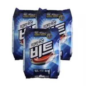 세제 3개 가루 대용량 세탁 때가쏙비트