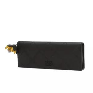 닥스 액세서리 26SS [아가일] 블랙 소가죽 2단 장지갑 DCWA6E812BK