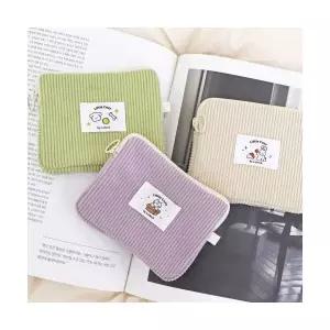 오첵 리틀코지 코듀로이 포켓 파우치