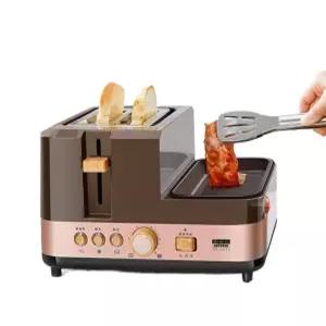 다기능 전기 토스트기 식사 올인원 아침 샌드위치 전기찜통 베이킹 메이커 대용량 오븐