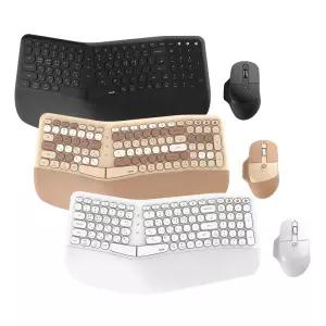 아이노트 손목보호 인체공학 무선키보드 마우스 세트 KM880RB