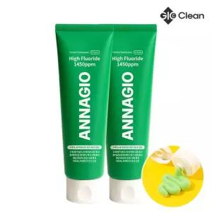 지오클린 안나지오 구취케어 치약 100g 2개