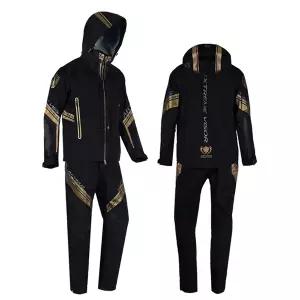 아티누스 경량 3LAYER 낚시복 상하 세트 AR-965B 블랙