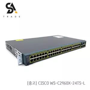 CISCO WS-C2960X-24TS-L 24포트 스위치허브