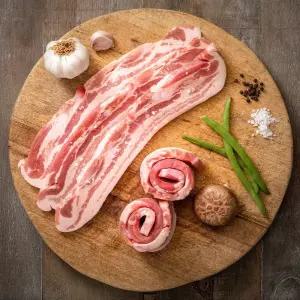 국내산 한돈 냉장 돼지고기 삼겹살 구이용 수육용 칼집삼겹살 500g