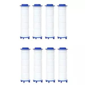 리셀 물멈춤 샤워기 녹물제거 필터 8개