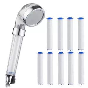 리셀 NEW 100 수압상승 녹물제거 샤워기(필터포함)+필터 9개