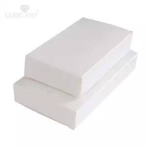 화이트 종이박스 무지 박스 100x170x20 고급 선물포장 유광코팅