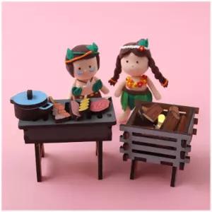 캠핑 바베큐그릴 화로 만들기 세트 우드 DIY 조립키트