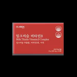 클라리온 밀크씨슬 비타민B 30정 24g 1박스 간영양제