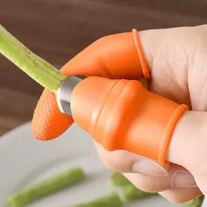 엄지칼 골무 세트 손가락칼 칼날 골무세트 골무칼 마늘까기 채소손질