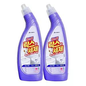 엘지 홈스타 락스와세제 후로랄 파인 세정제 750ml 2개 욕실 변기 곰팡이 악취 찌든때