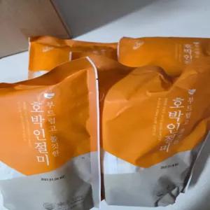 [창억떡집] 창억떡 호박인절미 개별포장 아침식사대용 500g, 2팩