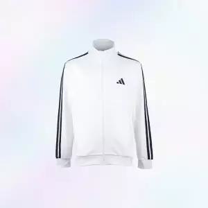 [아디다스] 3S더블니트탑 트랙자켓 화이트